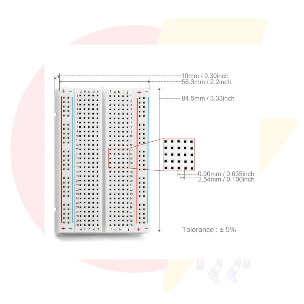 400 Point Mini Breadboard