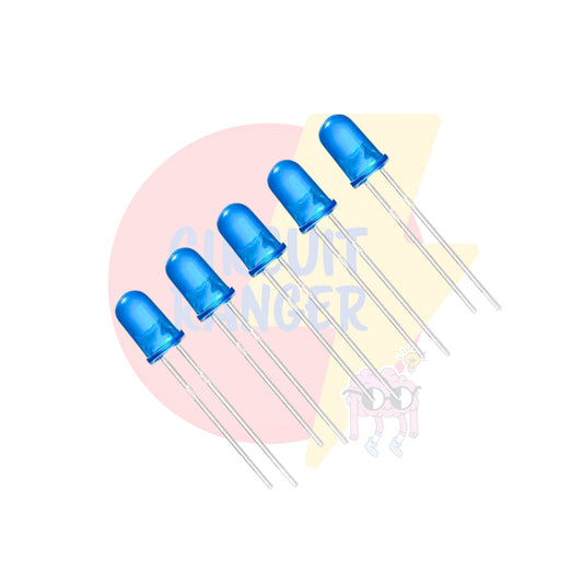 5mm Blue Led - Pack of 5
