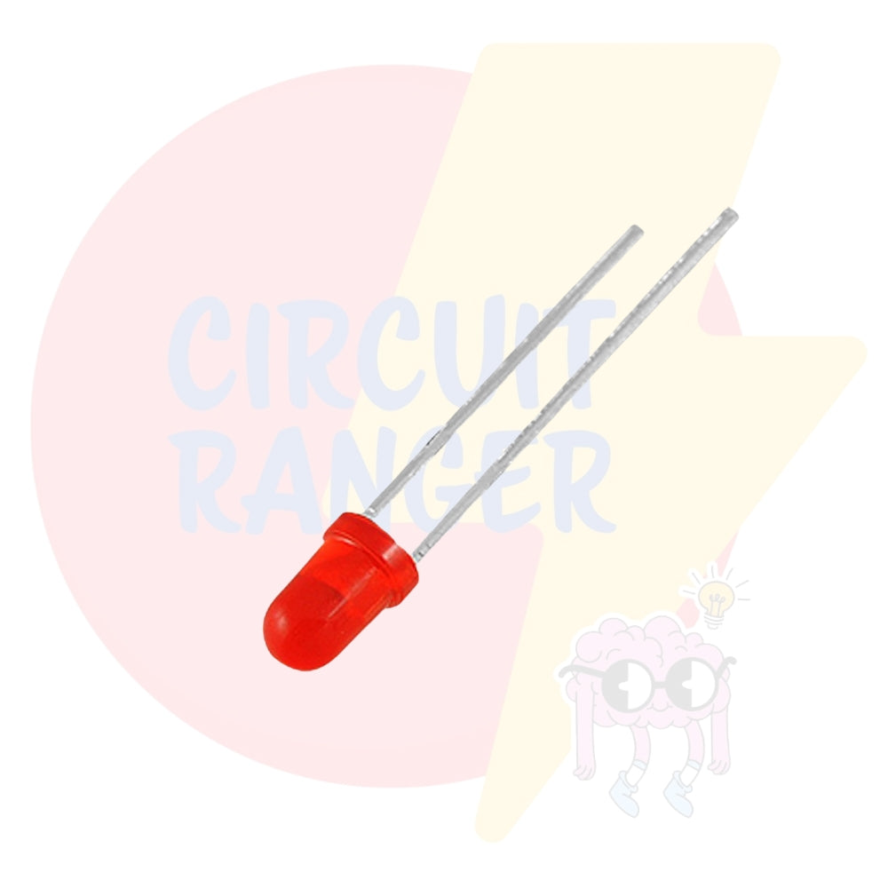3mm Red Led -Pack of 5