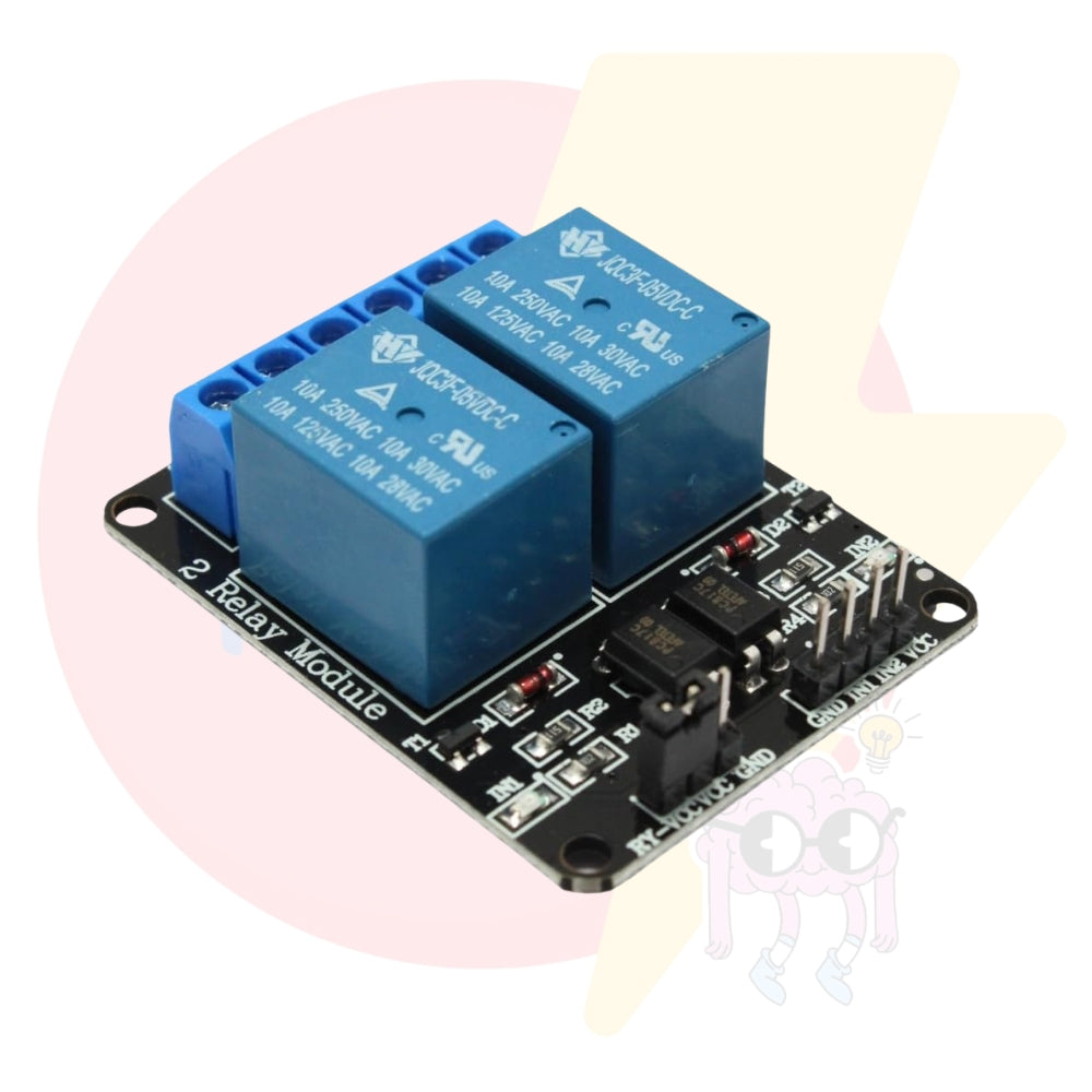 2 Channel 5Volt 10Amps Dual Relay Module Board