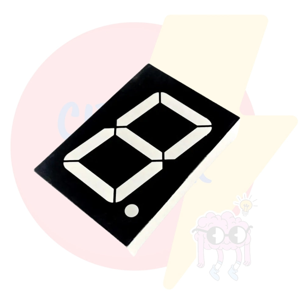 Single Digit Seven Segment Display (Common Anode)