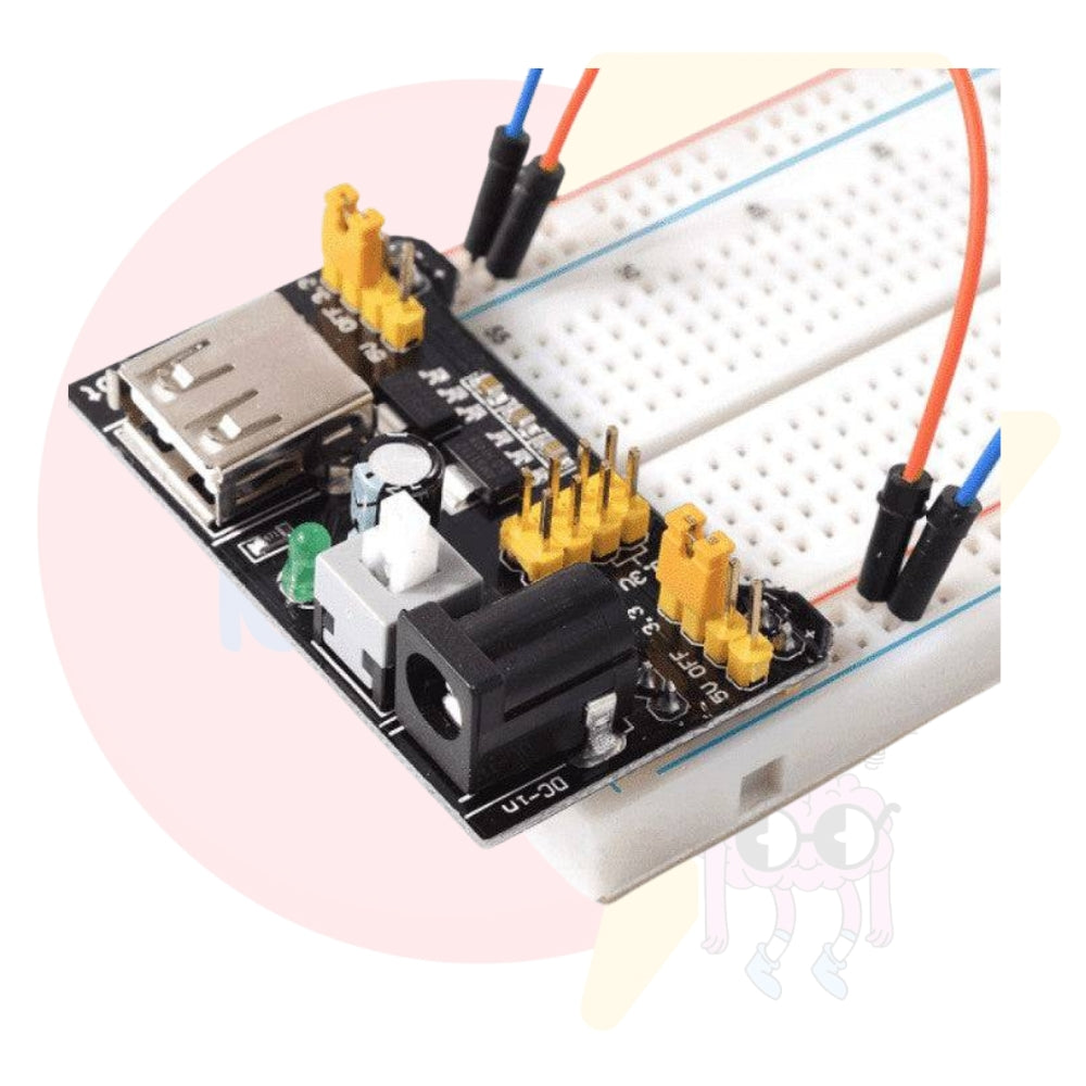 3.3V/5V MB102 Breadboard Power Supply Module