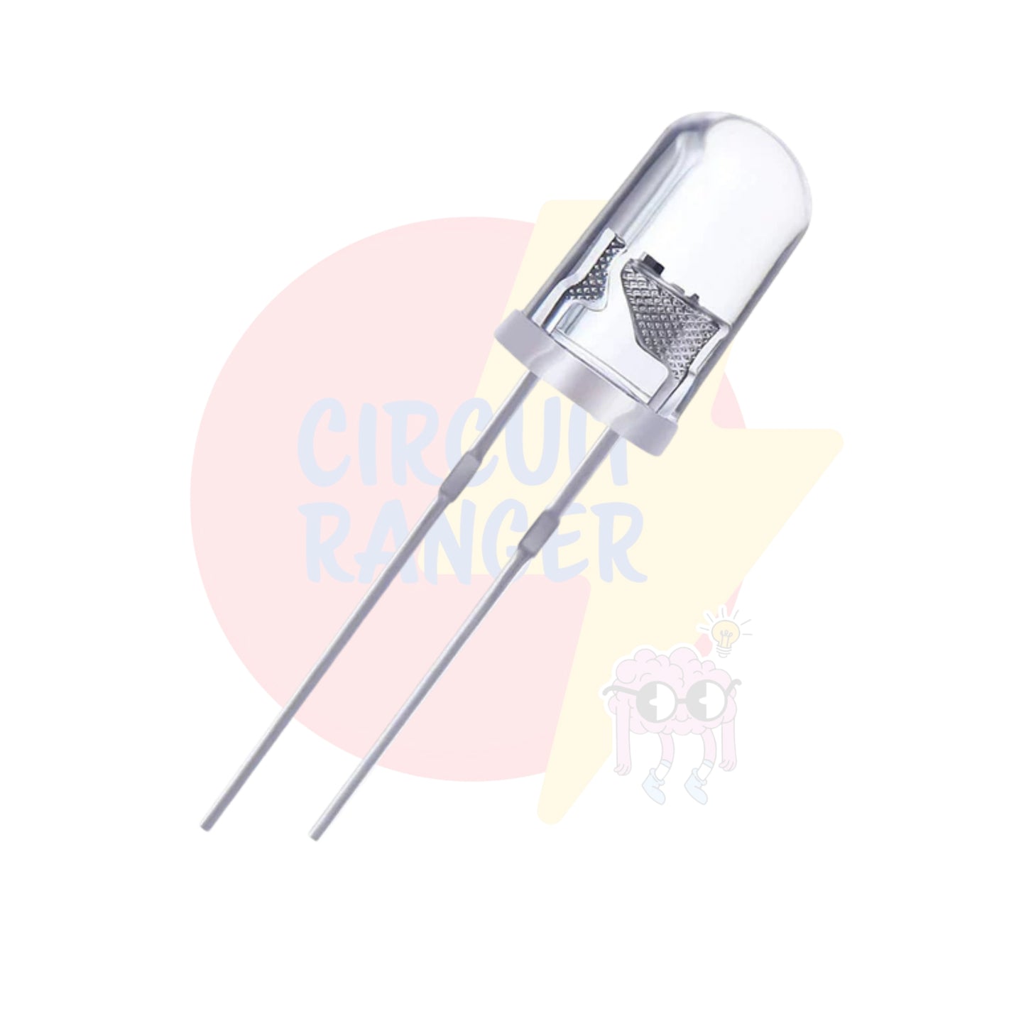 5mm White Led - Pack of 5