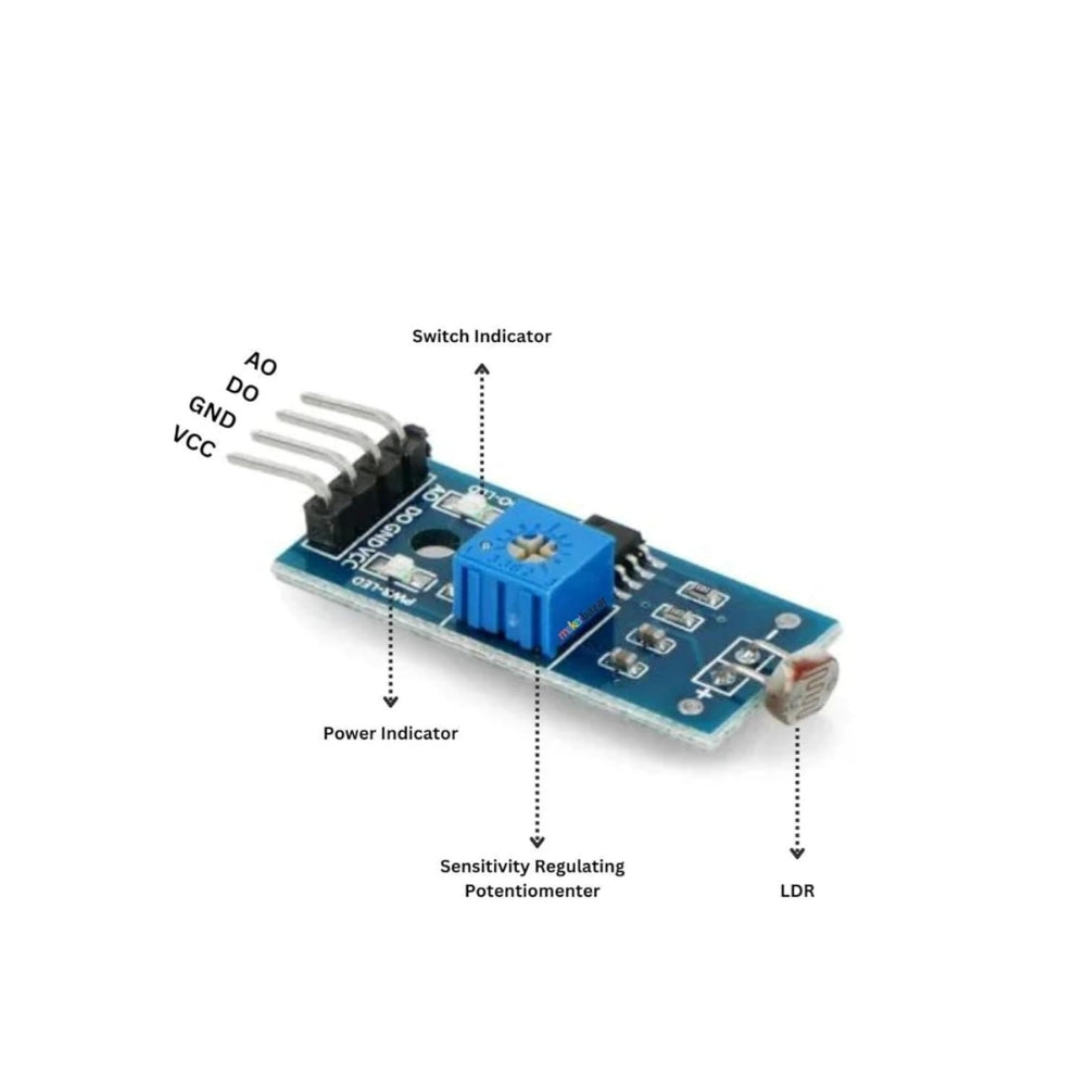LM393 Photosensitive Light-Dependent Control Sensor LDR Module