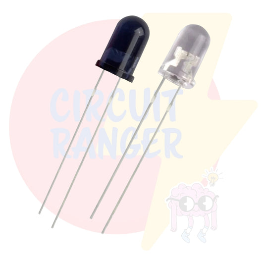 5mm IR Transmitter Receiver Pair
