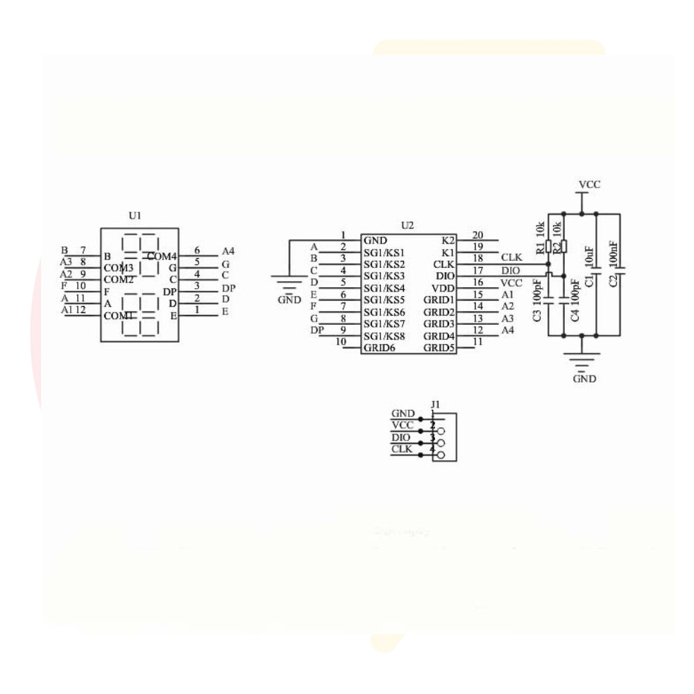 TM1637 4 Digit 7 Segment LED Display
