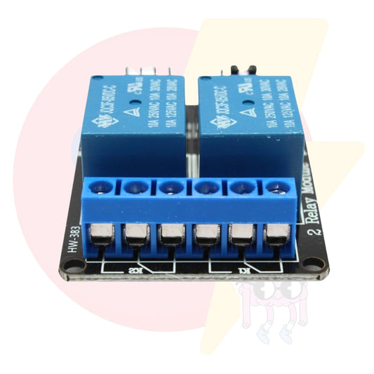 2 Channel 5Volt 10Amps Dual Relay Module Board