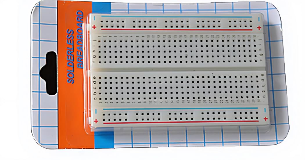 400 Point Mini Breadboard for Electronics Prototyping - Pack of 2