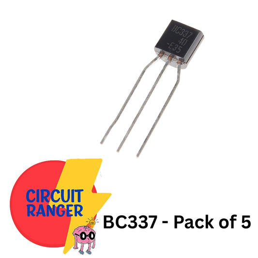 BC337 NPN Transistors – Medium Power Amplifier & Switch | Pack of 5
