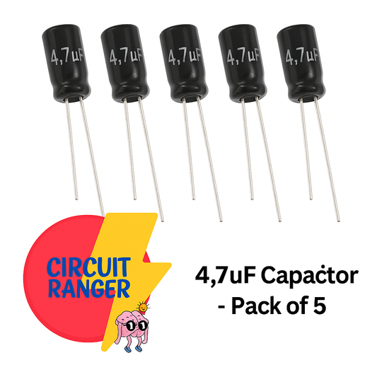 4.7µF, 63v Elec Capacitor - Pack of 5