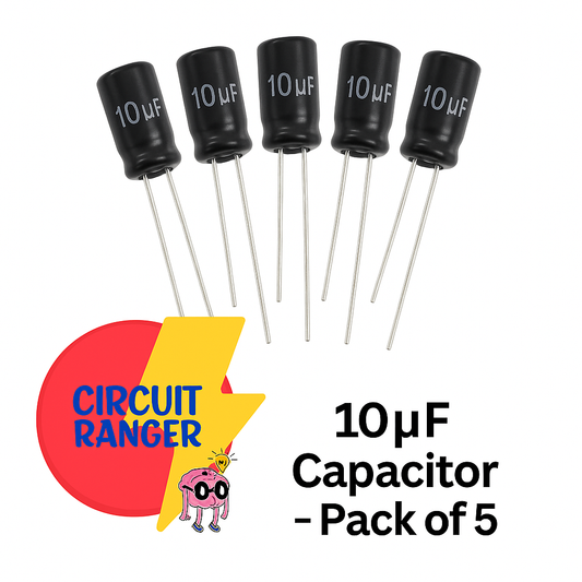 10µF Capacitor, 63v - Pack of 5