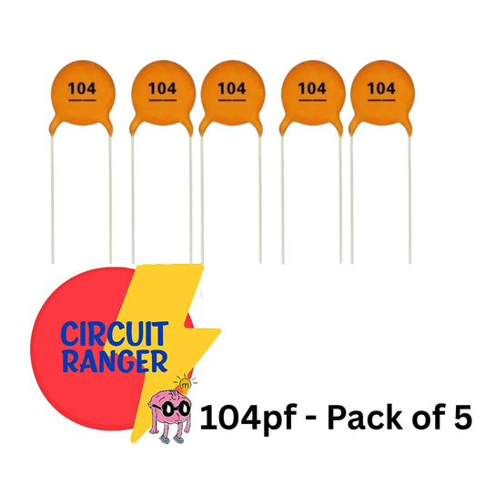104pF 50V Capacitor - Pack of 5