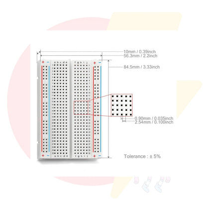 400 Point Mini Breadboard