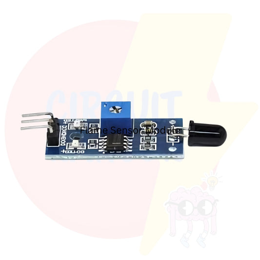 IR Flame / Fire Detection Sensor Module – Infrared Flame Sensor for Arduino & Fire Alarm Projects