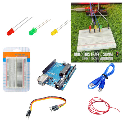 Traffic Light Control Using Arduino - School / College Project