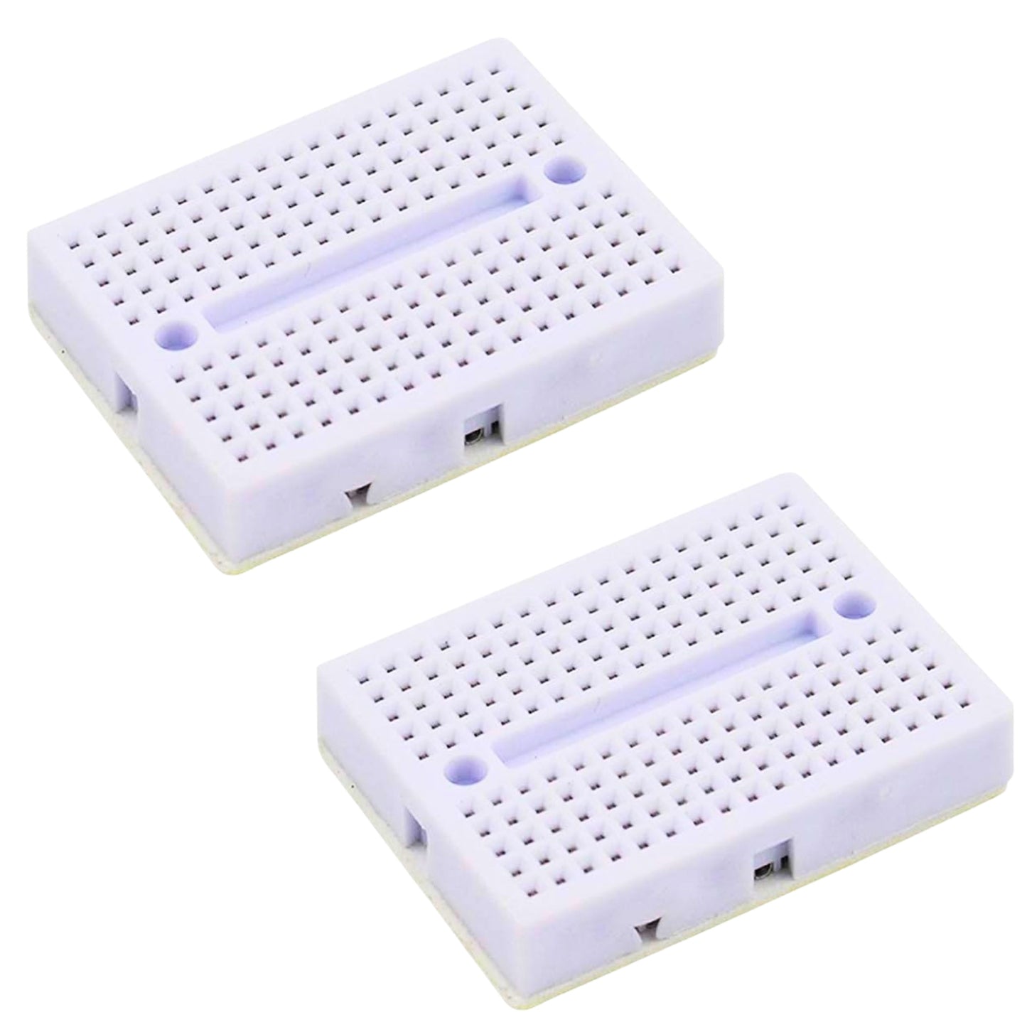 Circuit Ranger 170 Point Mini Solderless Breadboard – Reusable Prototype Mini Bread Board with Adhesive Back for Arduino, ESP32, Raspberry Pi, STEM DIY Electronics Projects - Pack of 2