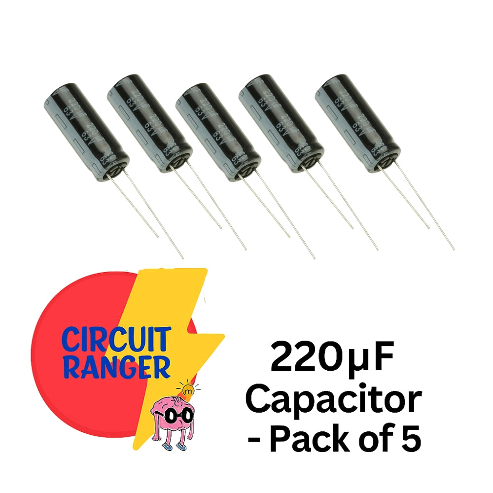 220µF 63V Capacitor - Pack of 5