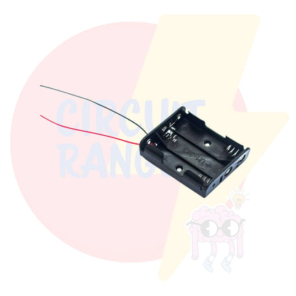 3 x 1.5V AA Battery Holders With Wire