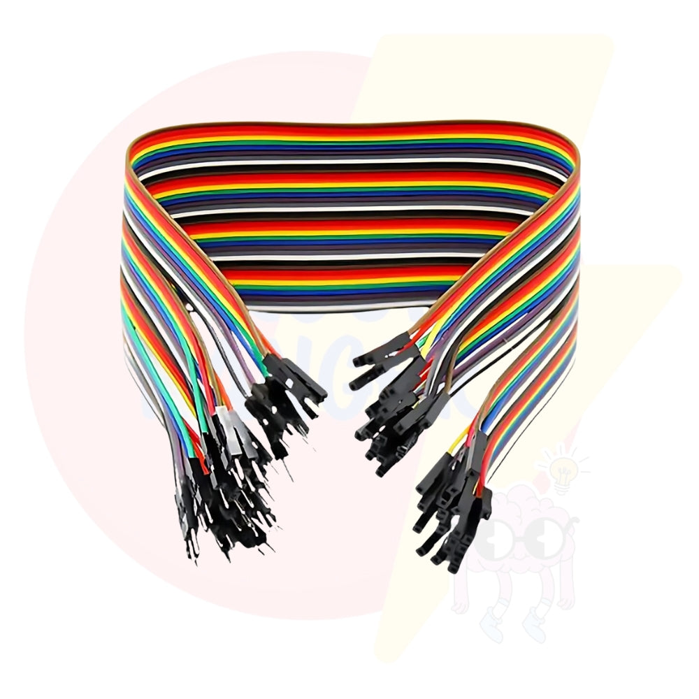 Jumper Wires Male To Female - 40pc Belt