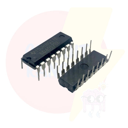CD4017 Decade Counter IC – 10-Stage Johnson Counter / LED Chaser IC
