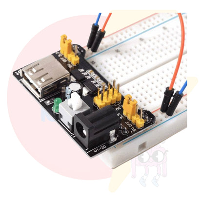 3.3V/5V MB102 Breadboard Power Supply Module
