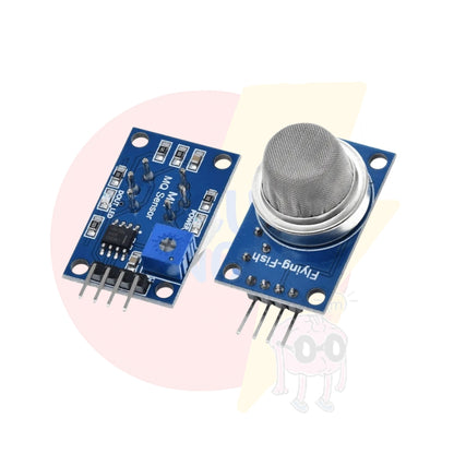 MQ-2 Gas Sensor Module, Digital Output, 4-Pin Interface