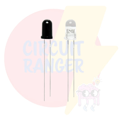 5mm IR Transmitter Receiver Pair
