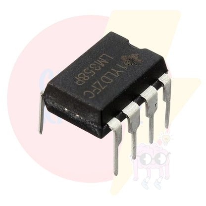 LM358 Dual-Op amp 8 Pin DIP
