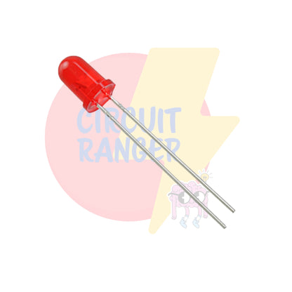5mm Red Led - Pack of 5
