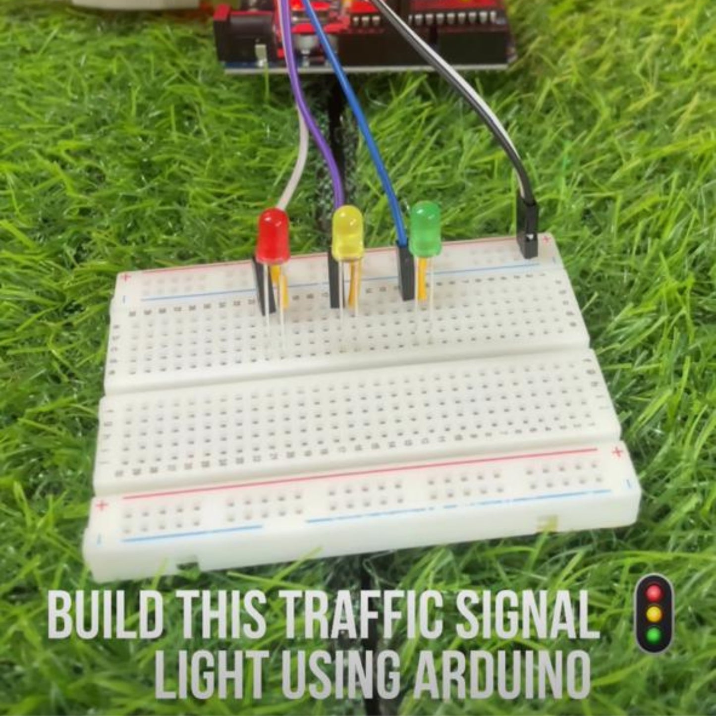 Traffic Light Control Using Arduino - School / College Project