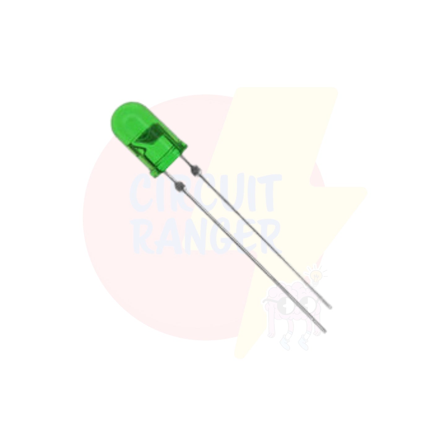 3mm Green Led - Pack of 5