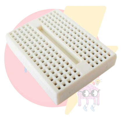 Circuit Ranger 170 Point Mini Solderless Breadboard – Reusable Prototype Mini Bread Board with Adhesive Back for Arduino, ESP32, Raspberry Pi, STEM DIY Electronics Projects - Pack of 2