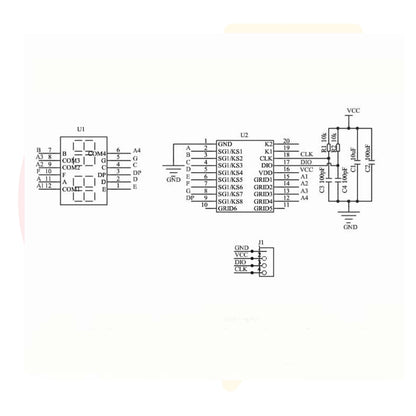 TM1637 4 Digit 7 Segment LED Display