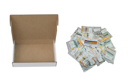 Assorted Resistor Kit - 500 Pieces, 20 Values, 1/4 Watt