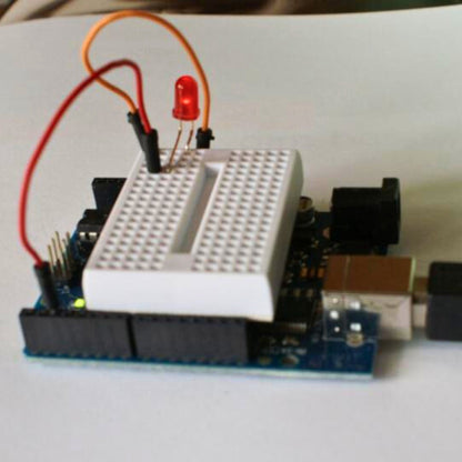 Circuit Ranger 170 Point Mini Solderless Breadboard – Reusable Prototype Mini Bread Board with Adhesive Back for Arduino, ESP32, Raspberry Pi, STEM DIY Electronics Projects - Pack of 2