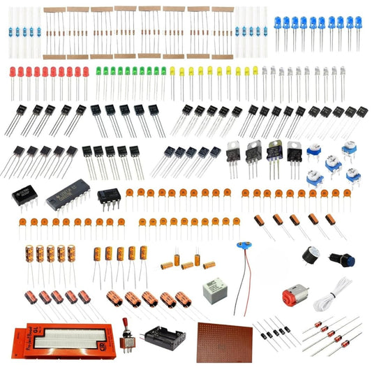 Electronic components kit - Breadboard with 350+ components electronics kit