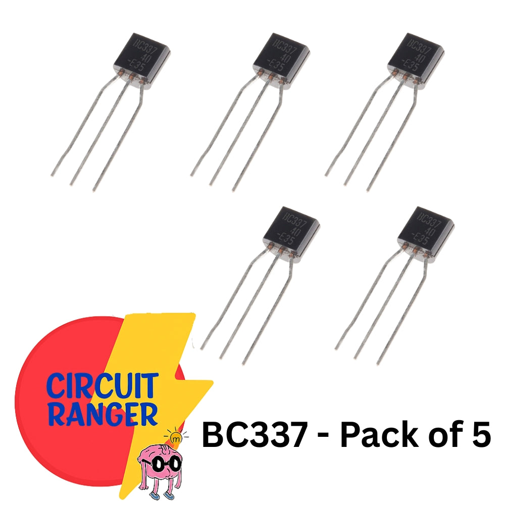 BC337 NPN Transistors – Medium Power Amplifier & Switch | Pack of 5