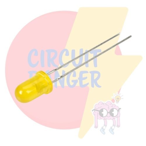 5mm Diffused Yellow LED