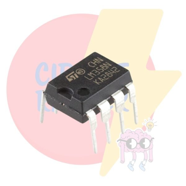 LM358 Low Power Dual Op-Amp IC DIP-8 Package