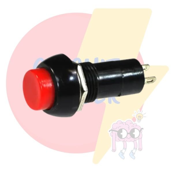 Red 12mm Round Push Button Self Locking/ Latching Switch