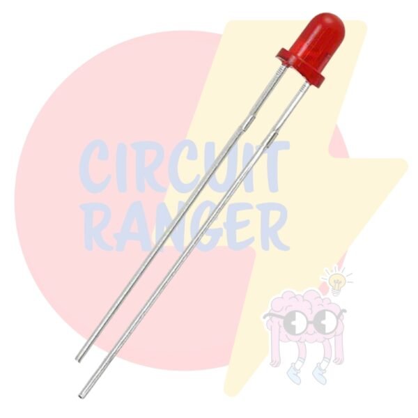 3mm Diffused Red LED