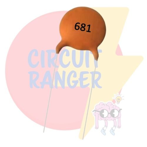 680pF 50V Ceramic Disc Capacitors