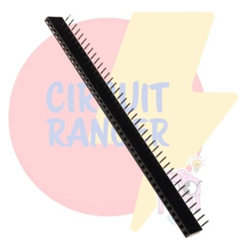 1x40 Female Pin Header – Flow Solder Type