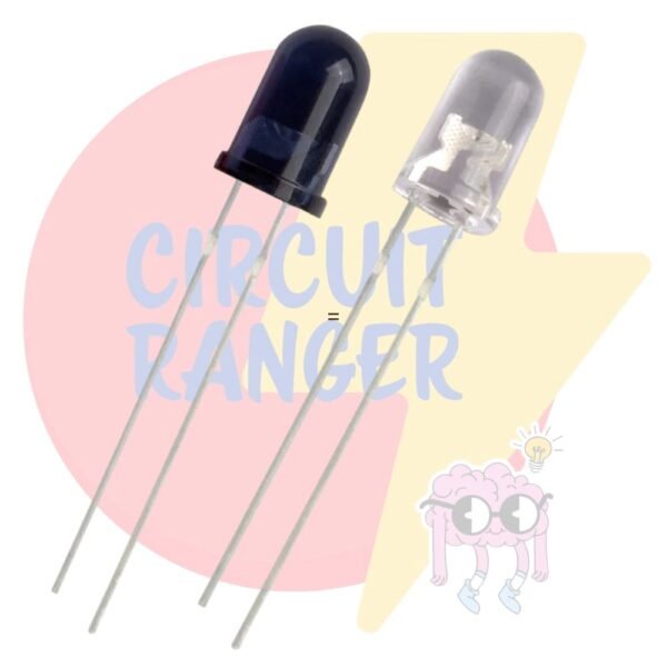 5mm Infrared (IR) Transmitter and Receiver Pair