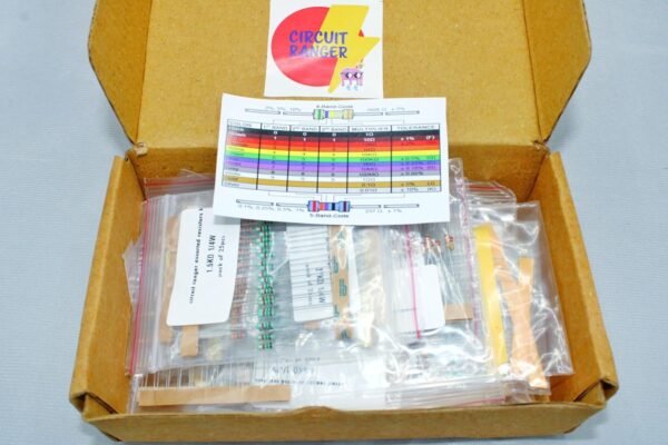 resistor kit box all value | resistor kit | resistor - 1000 Pieces, 40 Values, 1/4 Watt, 5% Tolerance