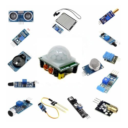 15 in 1 Sensor Module Kit | Compatible with Arduino Uno R3, Mega, Nano, Raspberry Pi | Electronic Kit with Sensors for breadboard & prototyping Projects